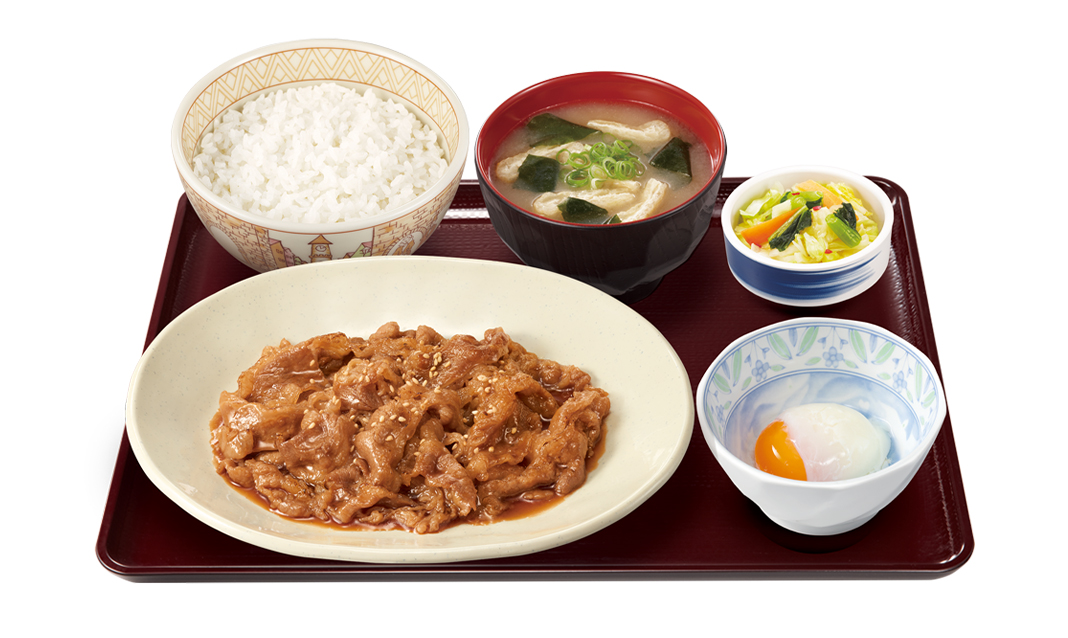 牛カルビ焼肉定食