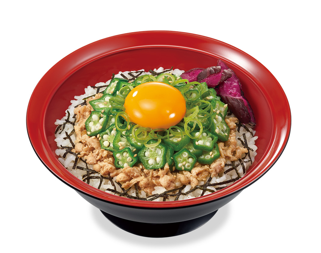 オクラ旨だしとりそぼろ丼