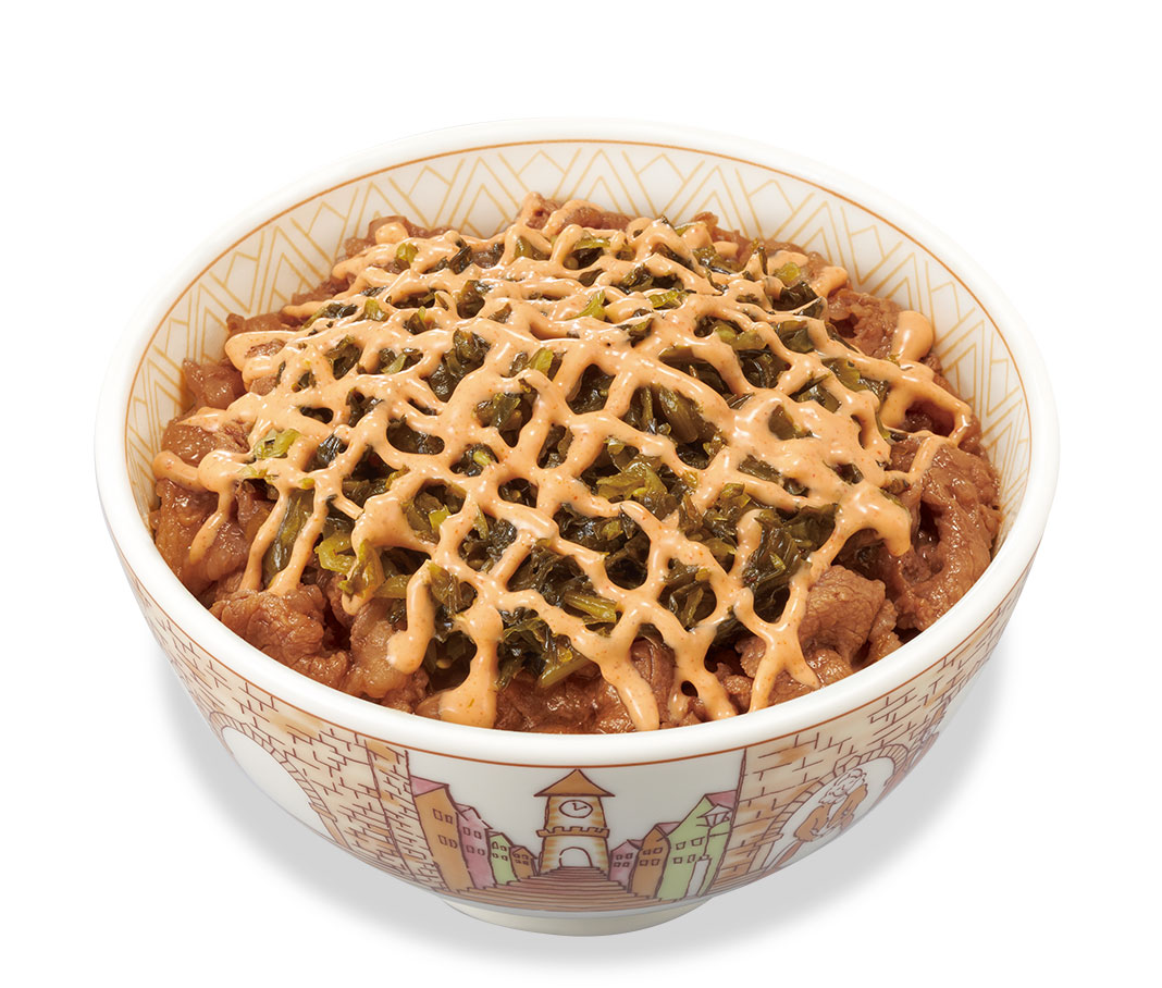 高菜明太マヨ牛丼