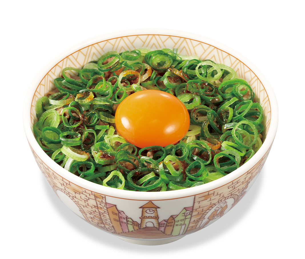 ねぎ玉牛丼