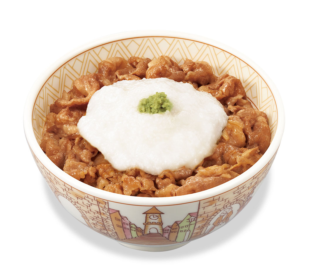 わさび山かけ牛丼