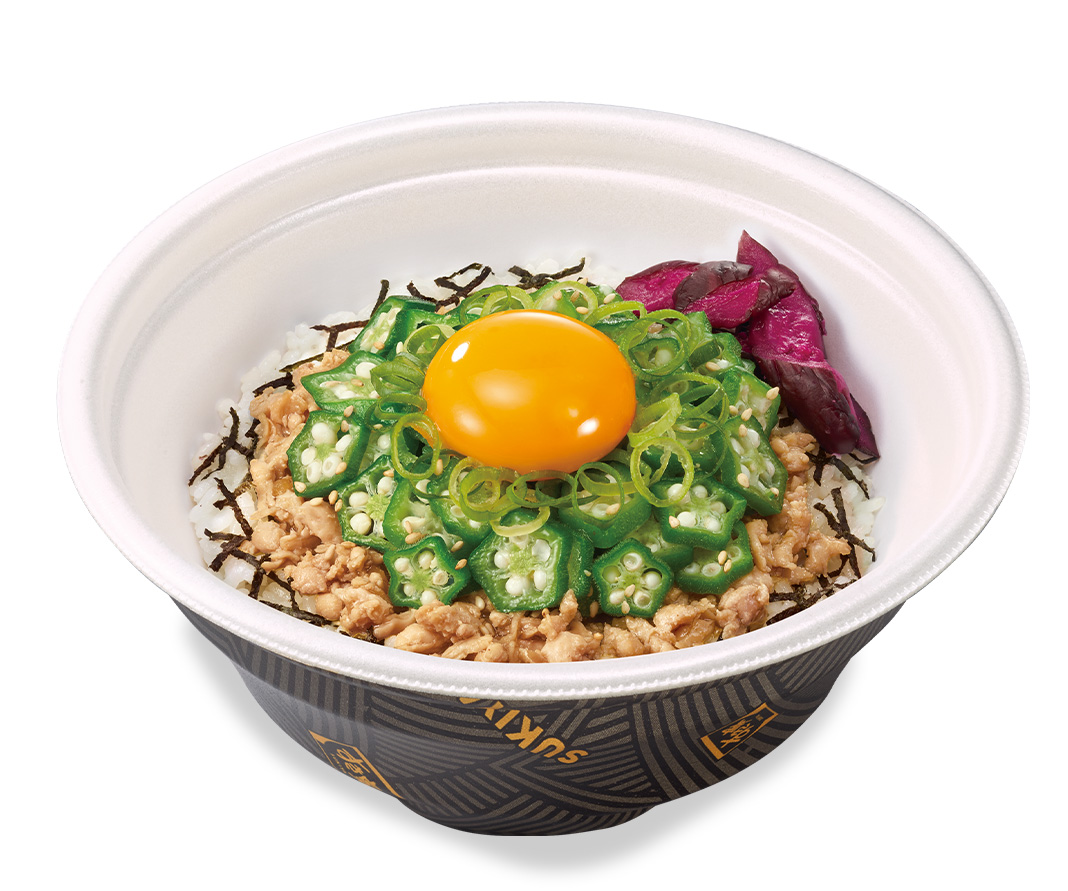 オクラ旨だしとりそぼろ丼