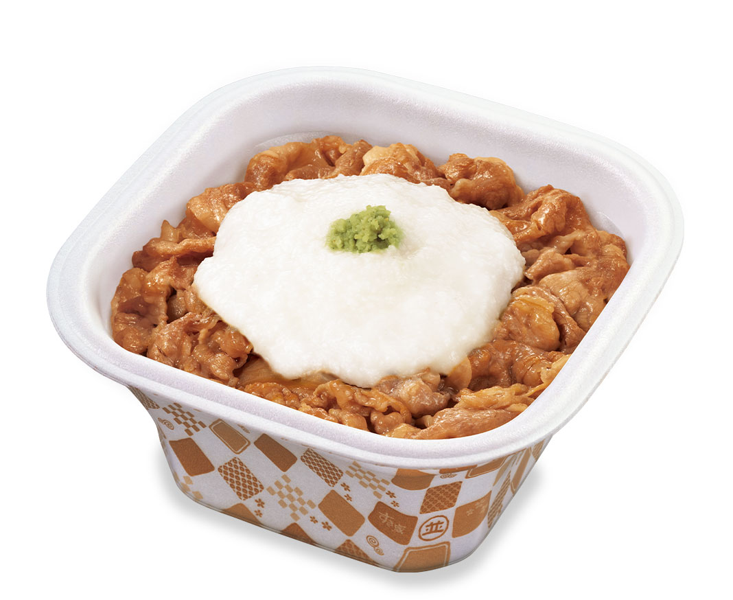 わさび山かけ牛丼