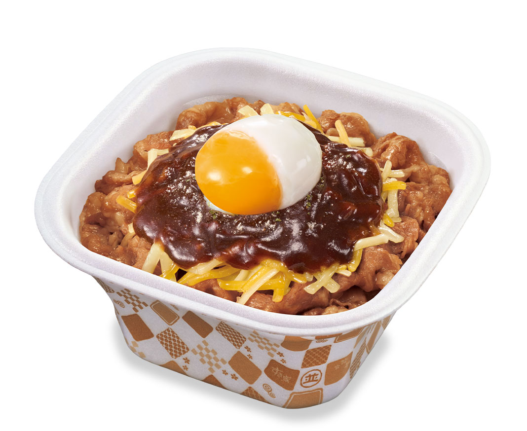 おんたまデミグラスチーズ牛丼